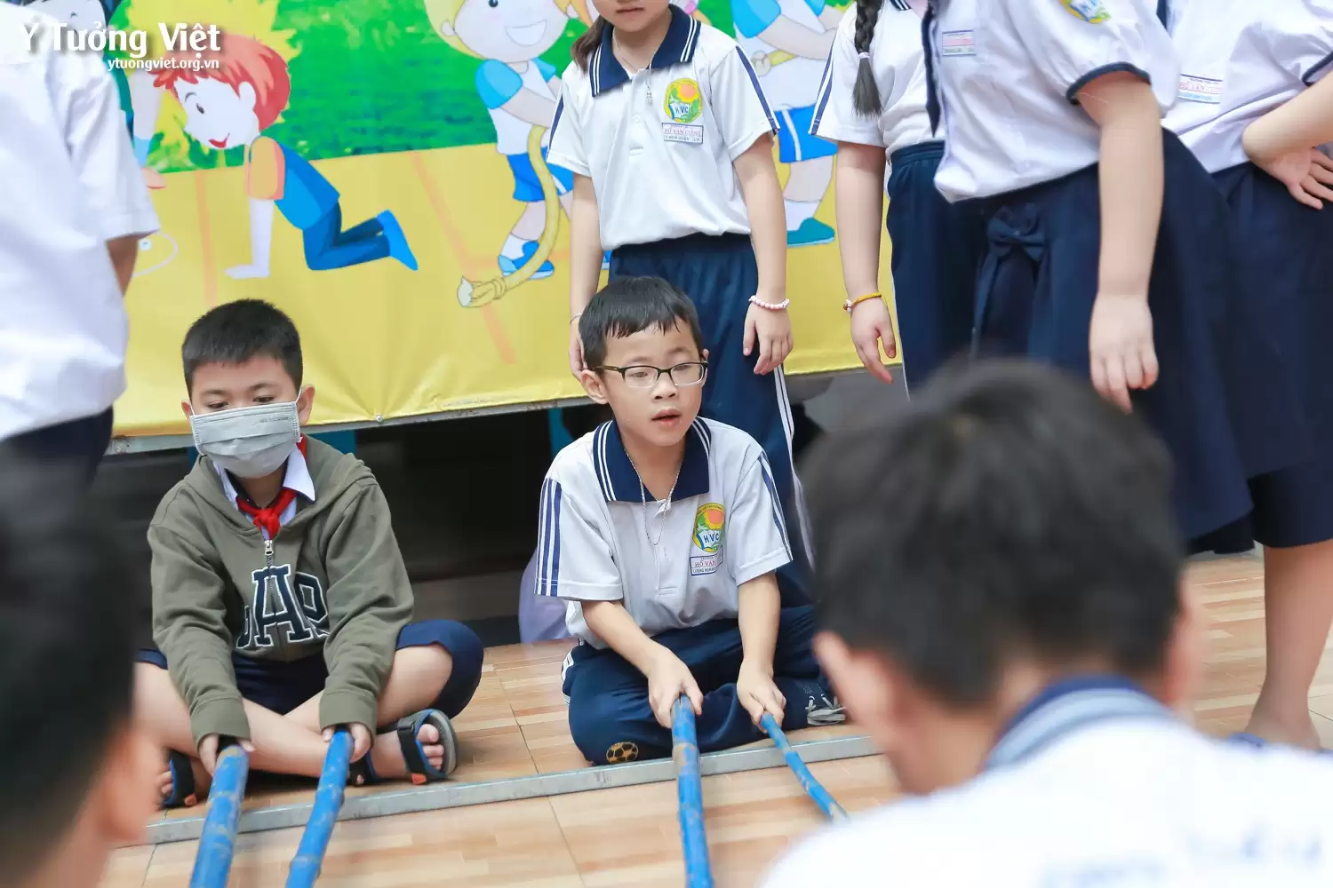 Chiếc hẹn với các bạn học sinh trường TH Hồ Văn Cường ở sân chơi trải nghiệm Kỹ năng sống