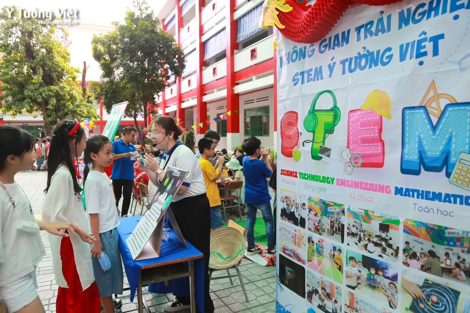 Mừng Xuân yêu thương – Vui Tết trải nghiệm | Check-in Không gian trải nghiệm sáng tạo STEM TH Lê Văn Tám