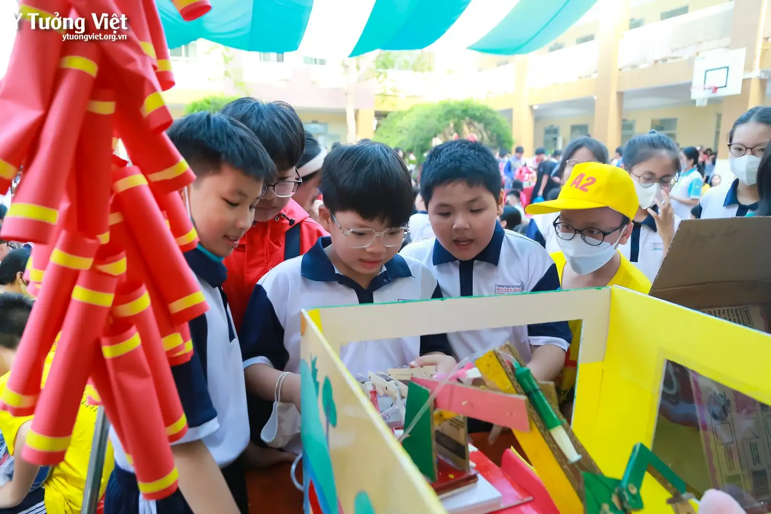| Mừng Xuân yêu thương – Vui Tết trải nghiệm | Lời chào mùa xuân ở trường THCS Nguyễn Huệ, TH Trần Văn Ơn
