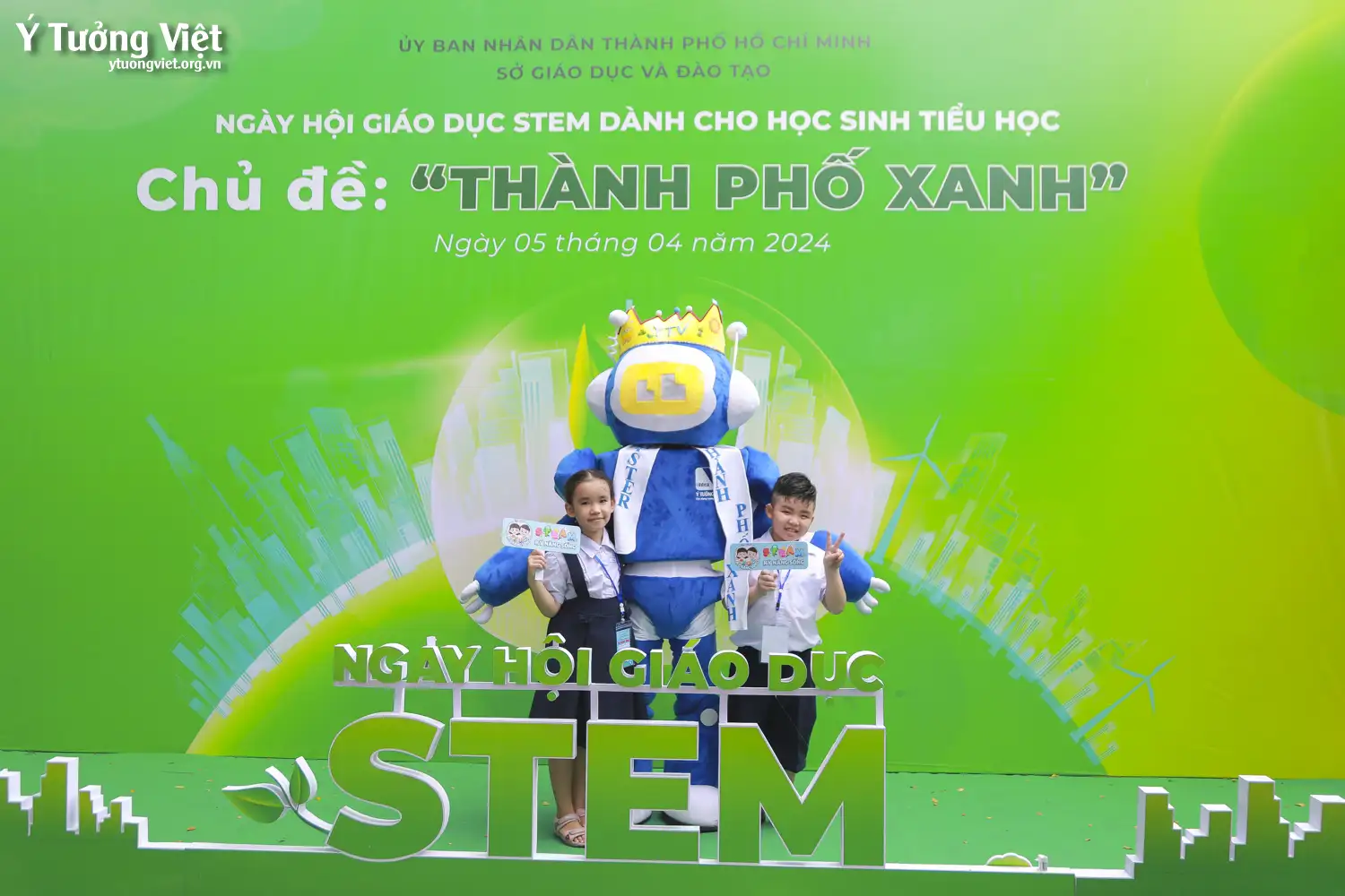 Ngày hội Giáo dục STEM Tp. Hồ Chí Minh: Gieo hạt sáng tạo STEM – Ươm mầm xanh Trái Đất