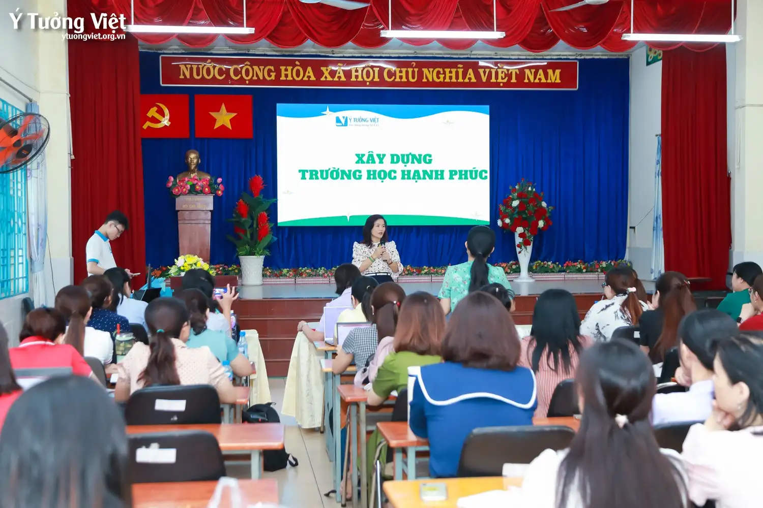 Chào mùa tựu trường 2024 – 2025 | Chuyên đề “Xây dựng trường học hạnh phúc” – Trường TH Hồ Văn Cường