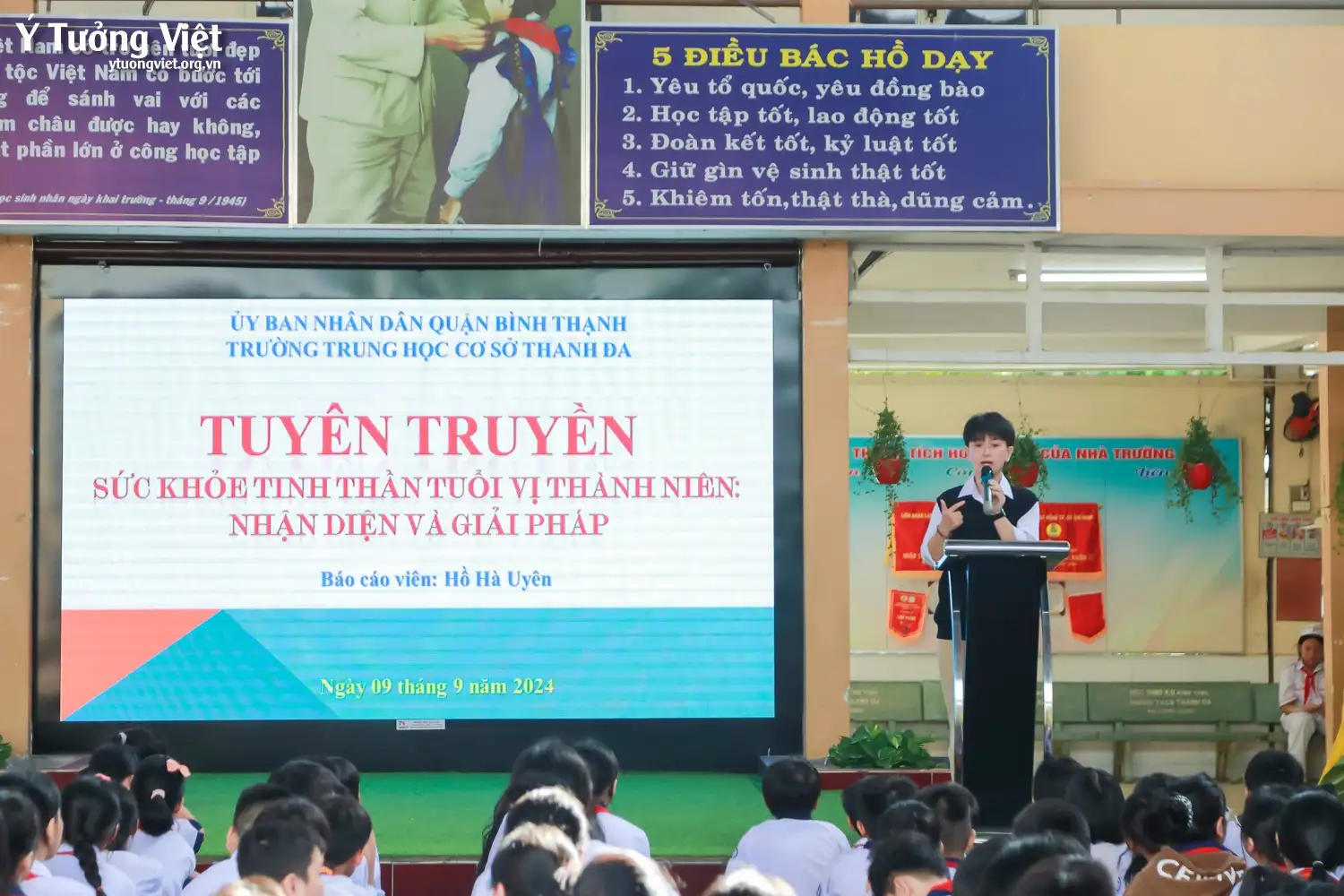 Dự án phát triển Tâm lý học đường 2024 – 2025 | Giới thiệu phòng Tâm lý học đường trường THCS Thanh Đa, THCS Nguyễn Du – Chuyên đề “Sức khoẻ tinh thần – Nhận diện và giải pháp”