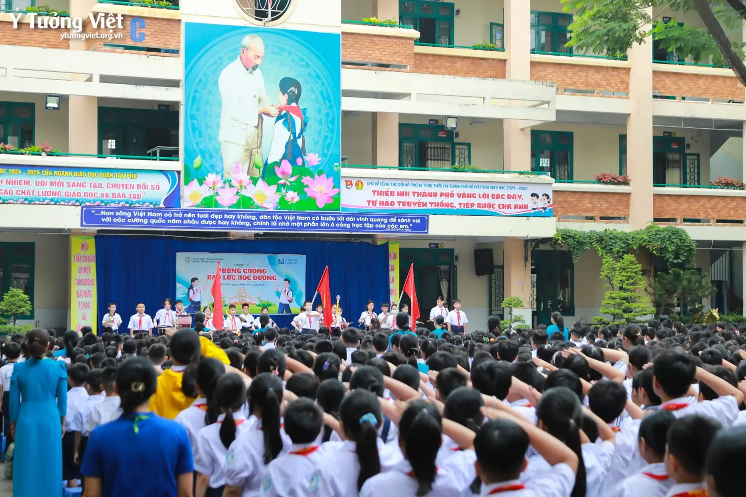 Nói “không” với bạo lực học đường cùng trường TH Hiệp Tân