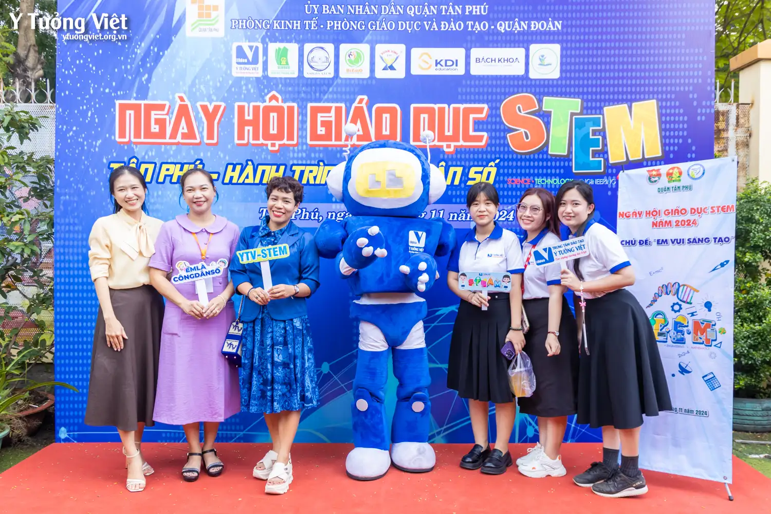 Ngày hội STEM Quận Tân Phú năm 2024: Hành trình công dân số – Hành trình của tương lai