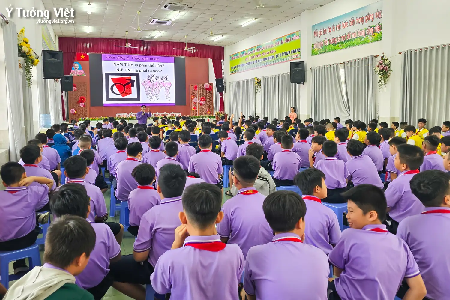 Chuyên đề “Giáo dục giới tính – Vệ sinh tuổi dậy thì” – Trường TH Tân Sơn Nhì