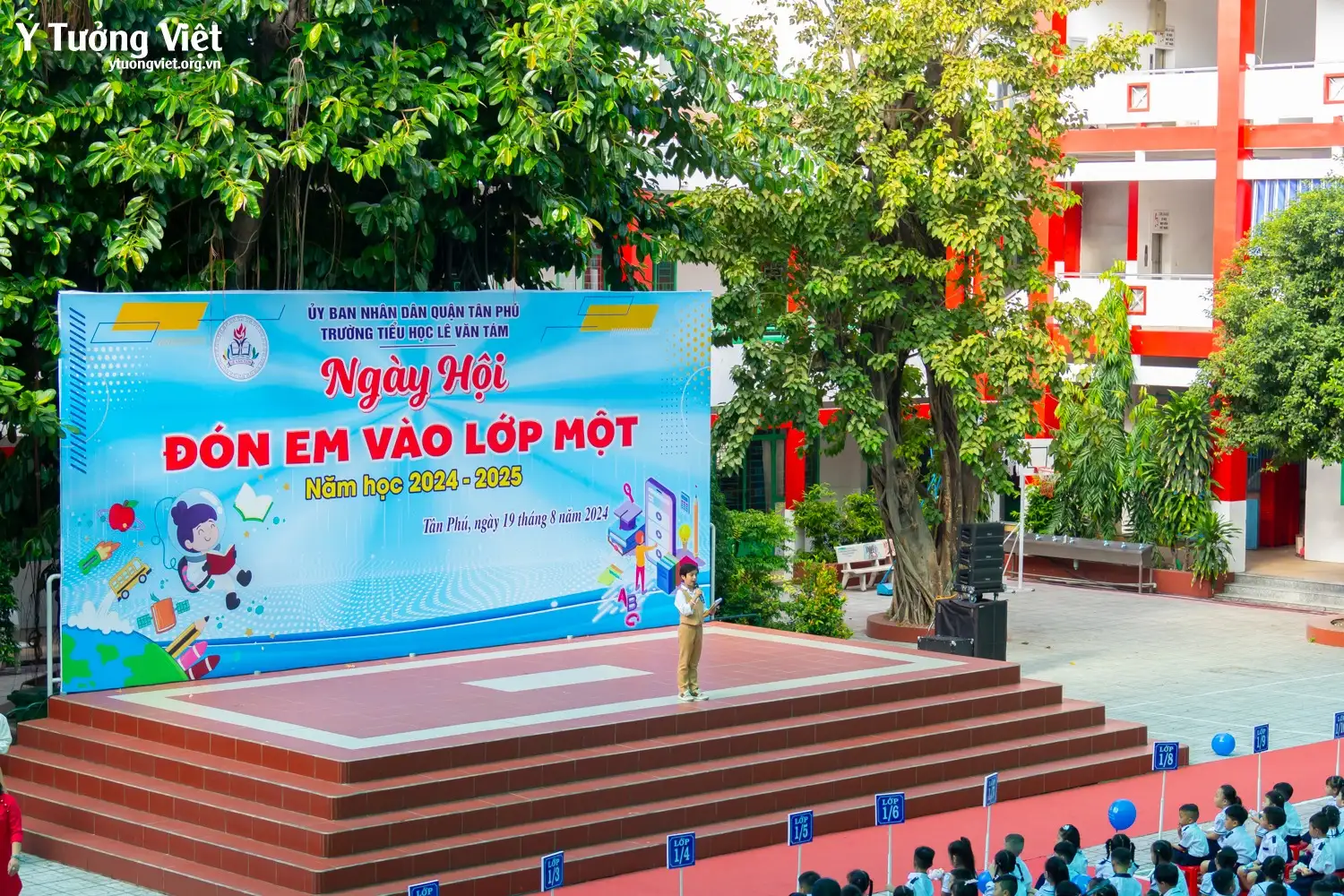 Chào mùa tựu trường 2024 – 2025 | Những khoảnh khắc “chào sân” đáng nhớ của các bạn học sinh lớp 1 trường TH Hiệp Tân – TH Lê Văn Tám – TH Phan Chu Trinh
