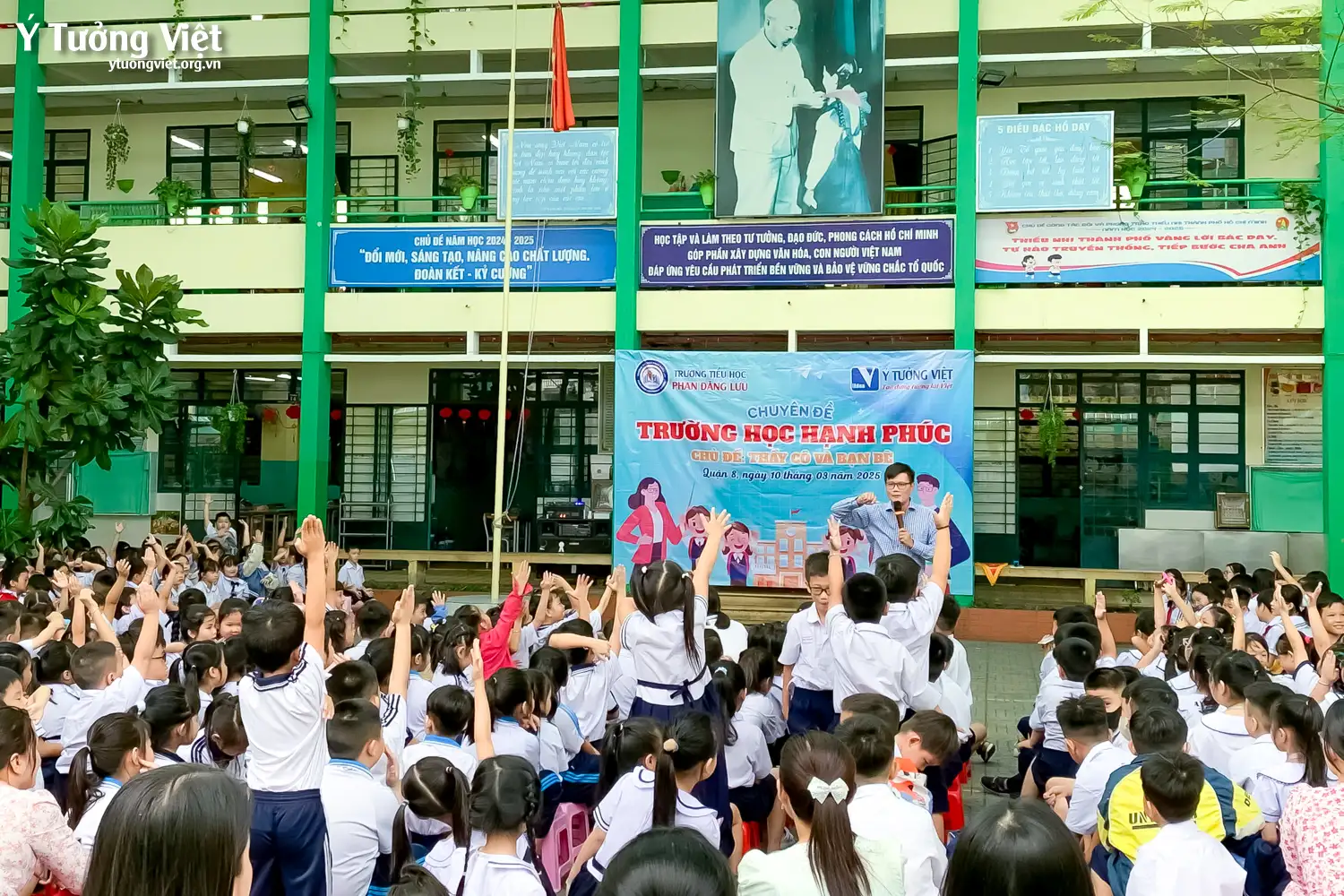 Đồng hành cùng trường TH Phan Đăng Lưu trong hành trình “Xây dựng trường học hạnh phúc”