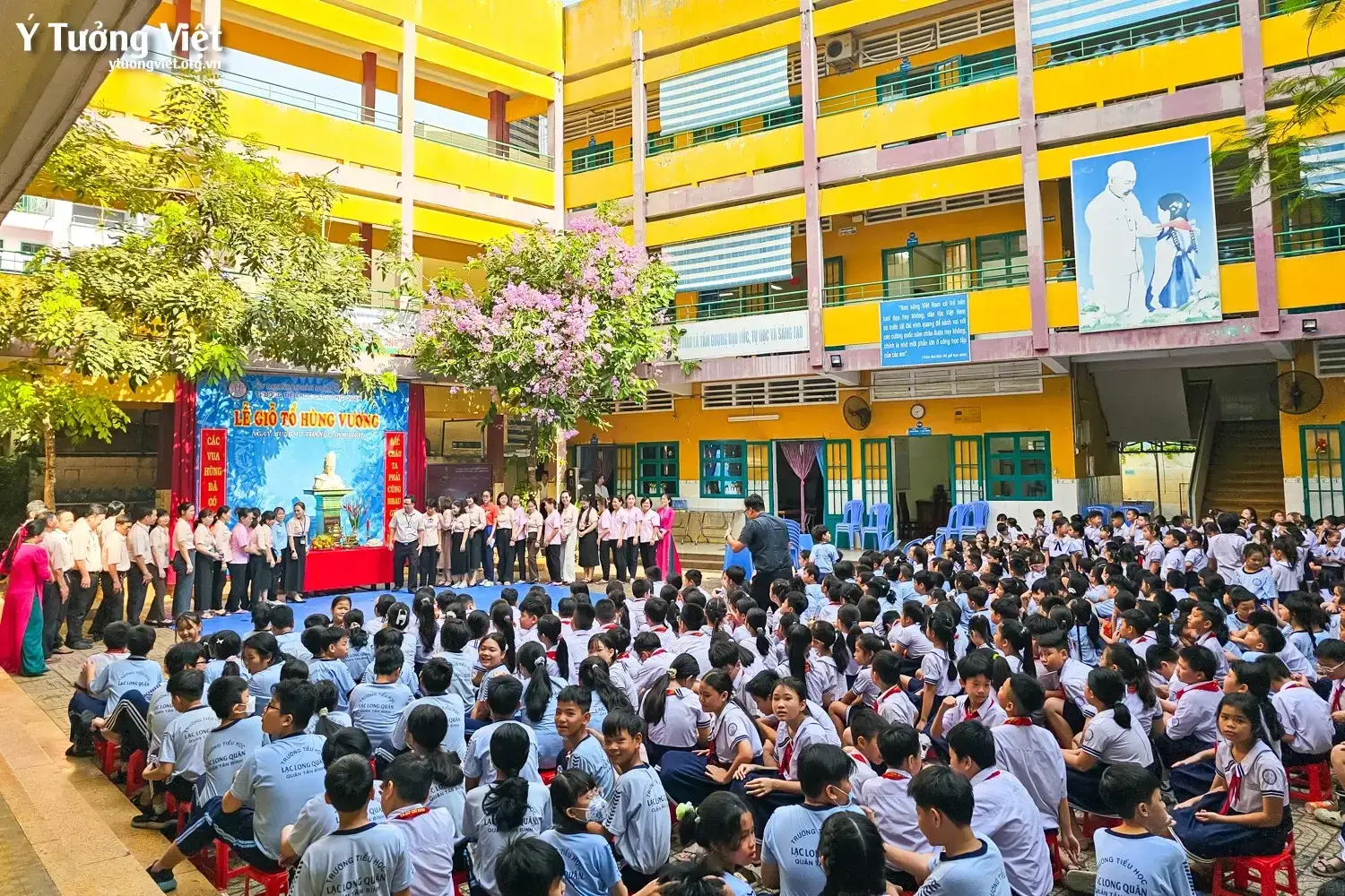 Vui học kỹ năng – Nhớ ơn nguồn cội cùng Lễ Giỗ Tổ Hùng Vương Trường TH Lạc Long Quân