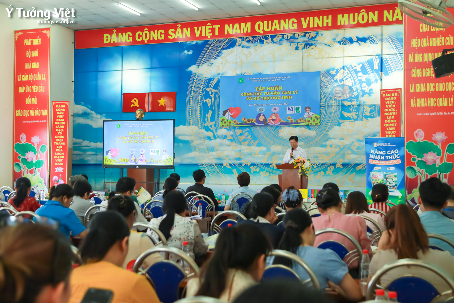 Dự án phát triển Tâm lý học đường 2024 – 2025 | Tập huấn “Công tác tư vấn tâm lý và hỗ trợ học sinh” – Phòng GD&ĐT huyện Bình Chánh