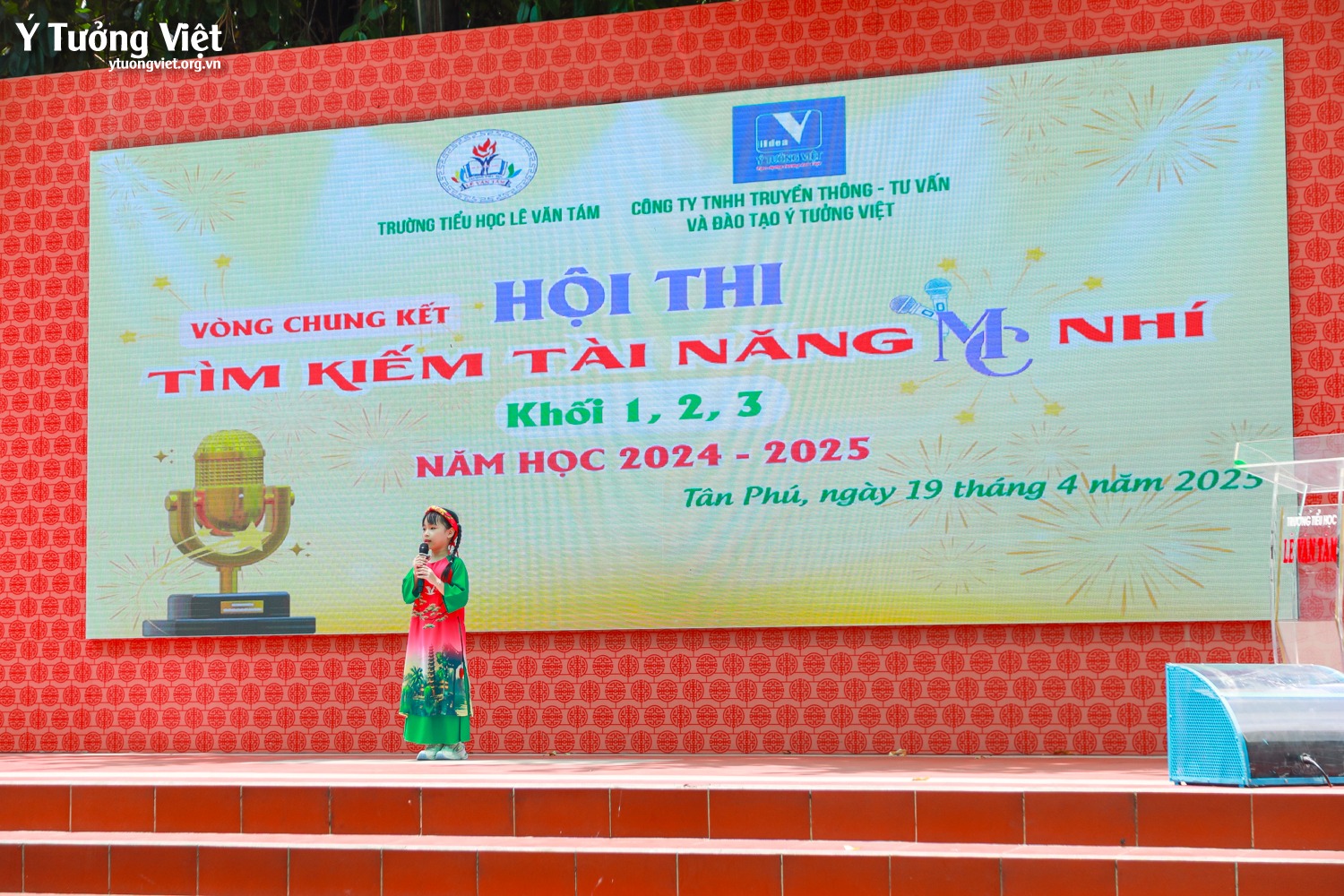 Chung kết cuộc thi Tìm kiếm tài năng MC Nhí trường TH Lê Văn Tám – Lan toả đam mê cùng niềm tự hào