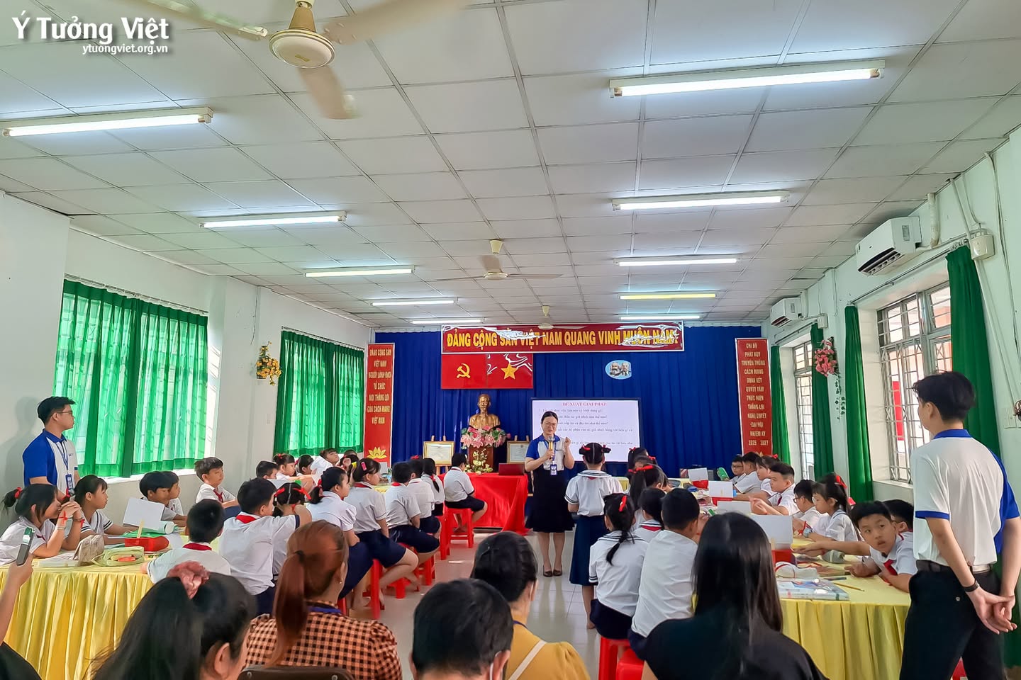 Lớp học mở STEM TH An Phong – Để ba mẹ hiểu con thêm một chút cùng những trải nghiệm học tập mới mẻ