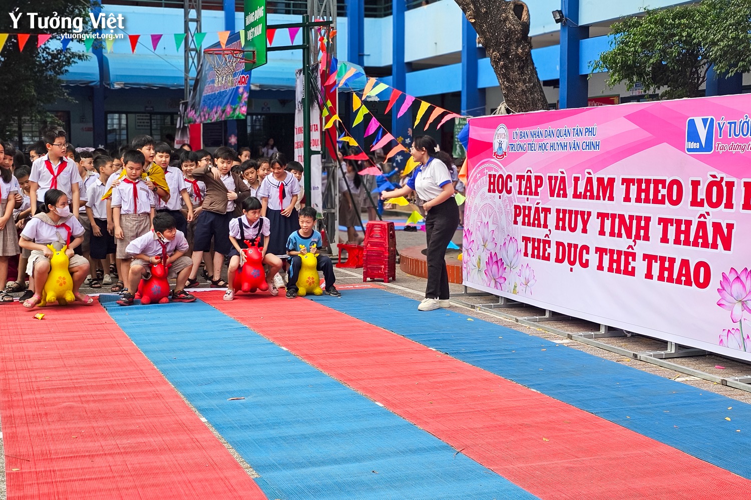 Ngày hội “Chúng em tự hào làm theo lời Bác” ở trường TH Huỳnh Văn Chính – Học tập, rèn luyện và trưởng thành
