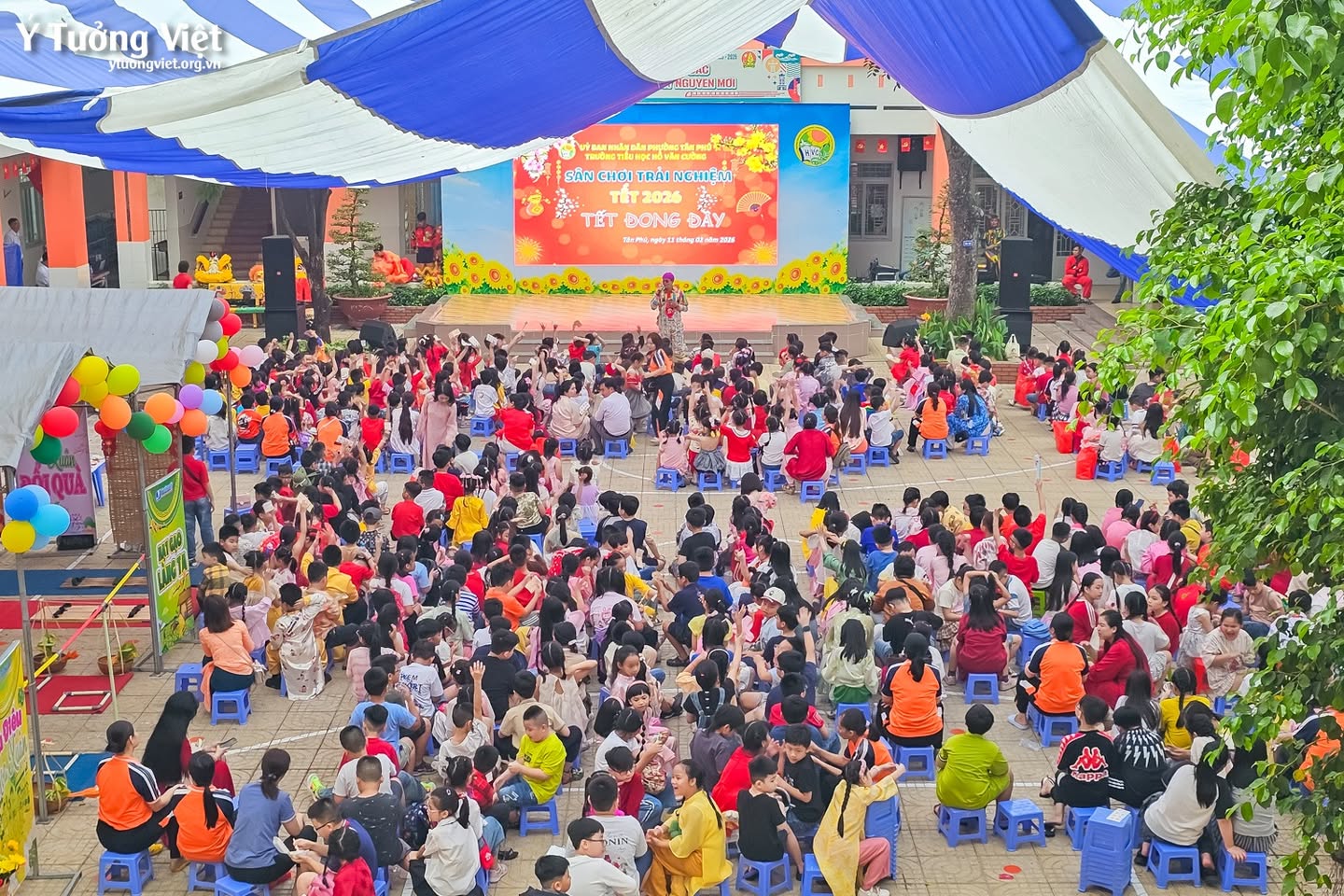 Khép lại chuỗi Ngày hội trải nghiệm Tết cổ truyền cùng các bạn học sinh trường TH Hồ Văn Cường