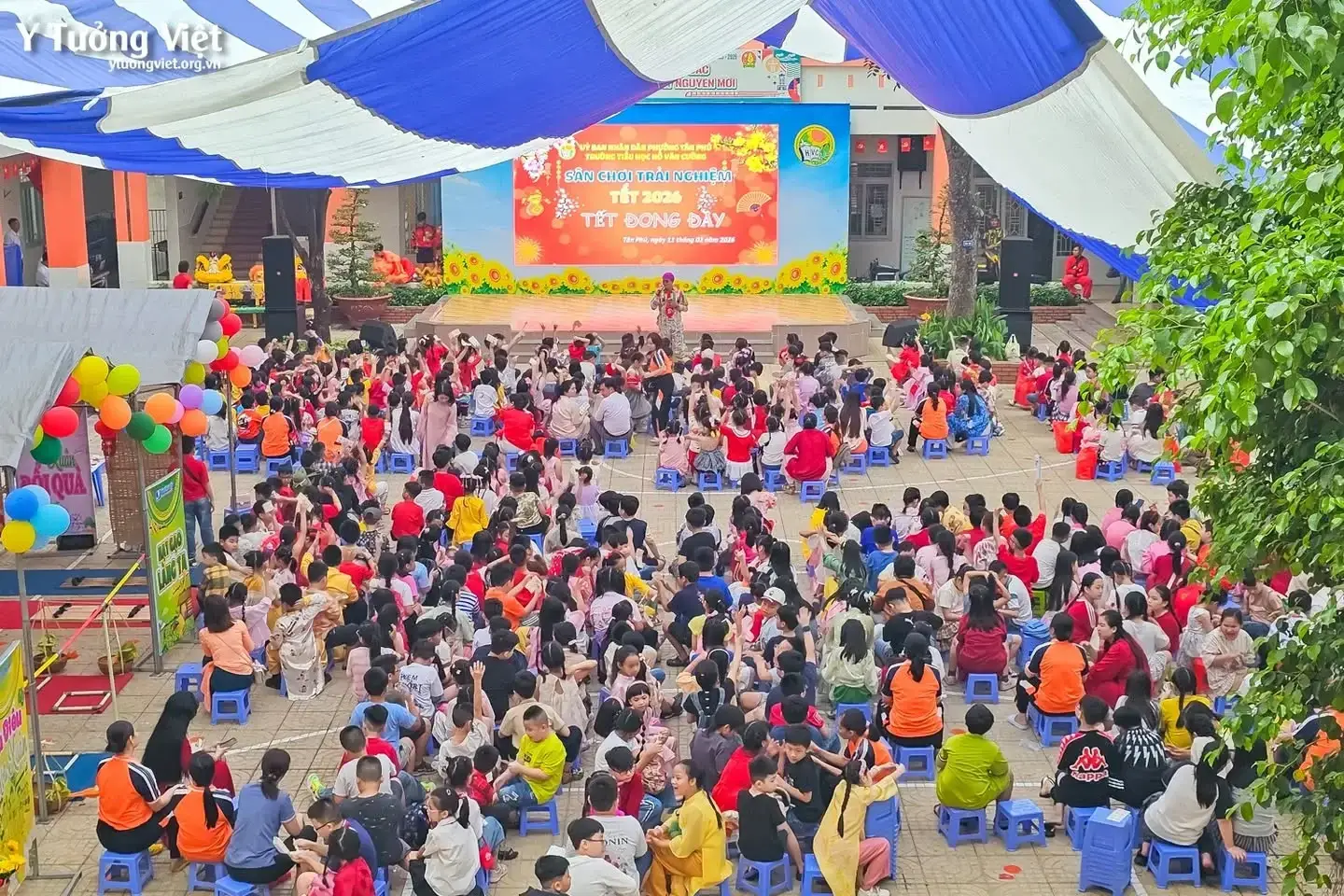 Khép lại chuỗi Ngày hội trải nghiệm Tết cổ truyền cùng các bạn học sinh trường TH Hồ Văn Cường