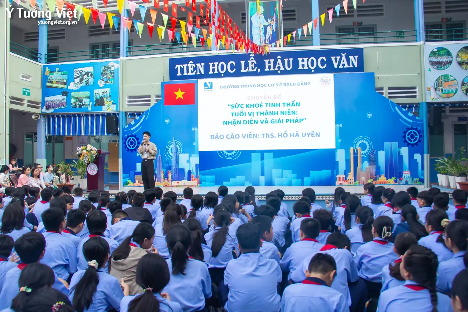 Dự án phát triển tâm lý học đường 2025 – 2026 | Khởi động phòng tâm lý học đường Trường THCS Bạch Đằng