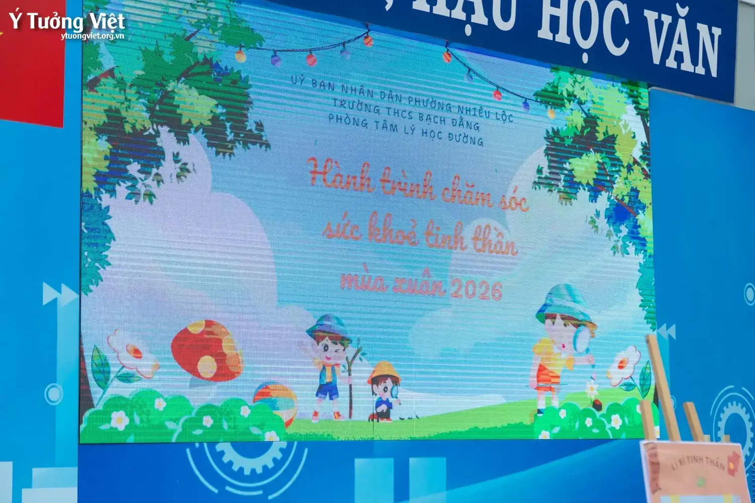 Hành trình chăm sóc sức khỏe tinh thần mùa xuân 2026 ở THCS Bạch Đằng – F5 tinh thần, nhẹ lòng đón Tết