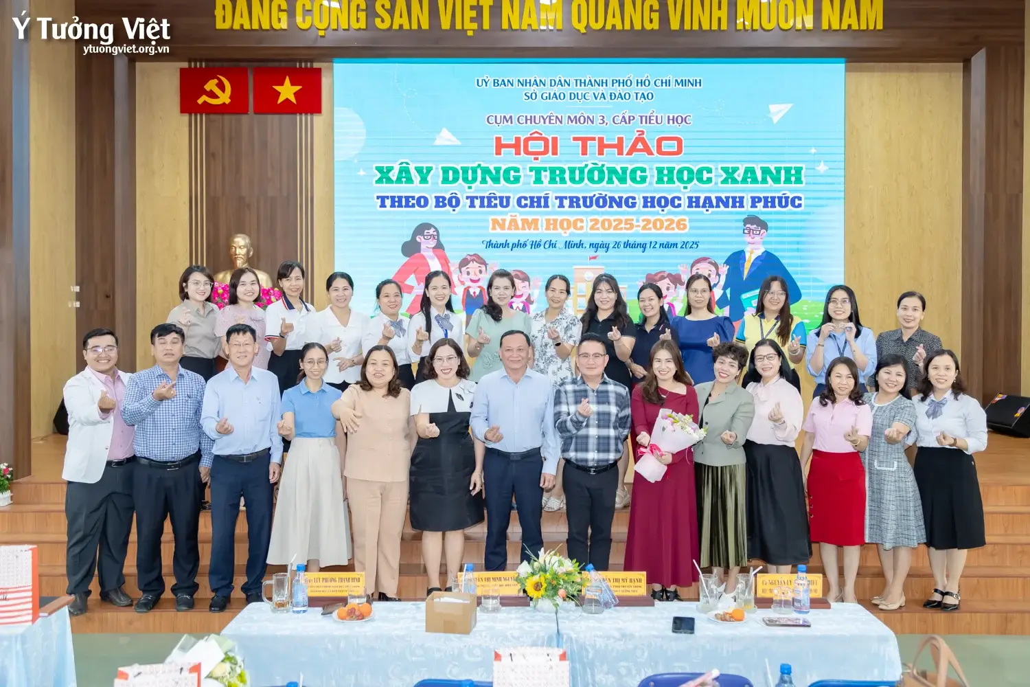 Kết nối chuyên môn – Lan tỏa giá trị: Hành trình “xây dựng trường học xanh” theo tiêu chí trường học hạnh phúc