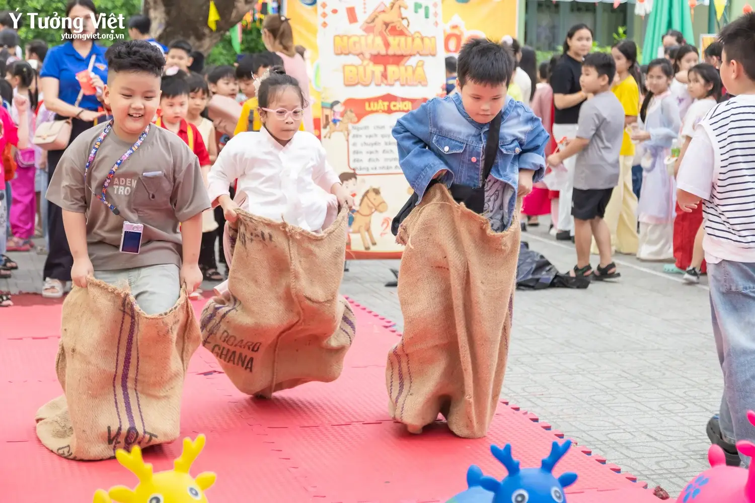 Ngày hội trải nghiệm tết cổ truyền – một trang ký ức mùa xuân đáng nhớ ở trường TH Hiệp Tân