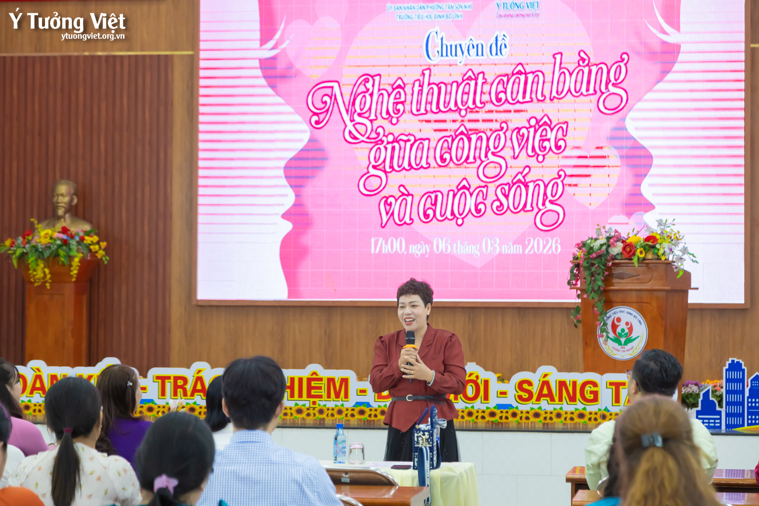"Nghệ thuật cân bằng công việc và cuộc sống" - Món quà tinh thần ý nghĩa dành tặng giáo viên trường TH Đinh Bộ Lĩnh