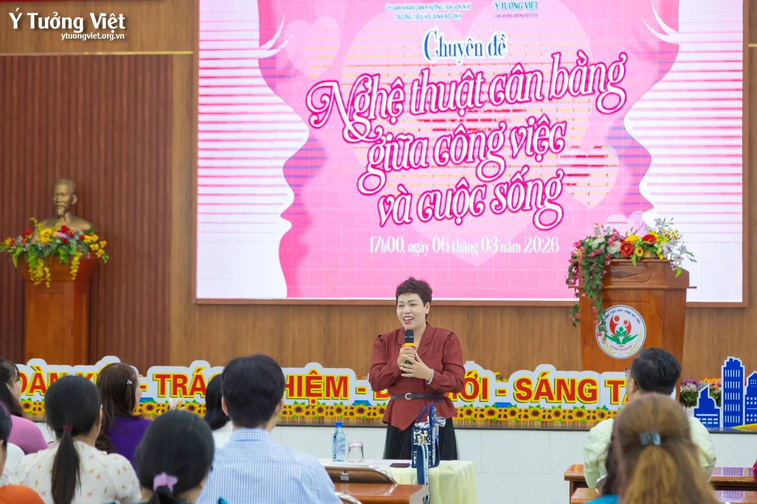 "Nghệ thuật cân bằng công việc và cuộc sống" - Món quà tinh thần ý nghĩa dành tặng giáo viên trường TH Đinh Bộ Lĩnh