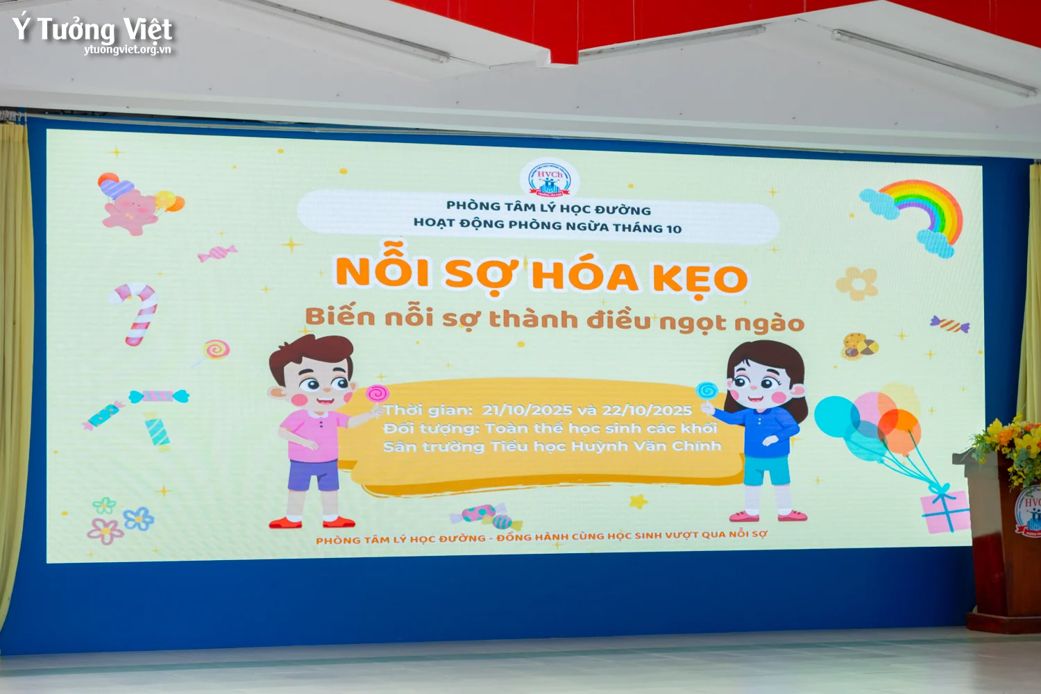 Phòng tâm lý học đường TH Huỳnh Văn Chính: Biến “nỗi sợ” thành “người bạn” đồng hành