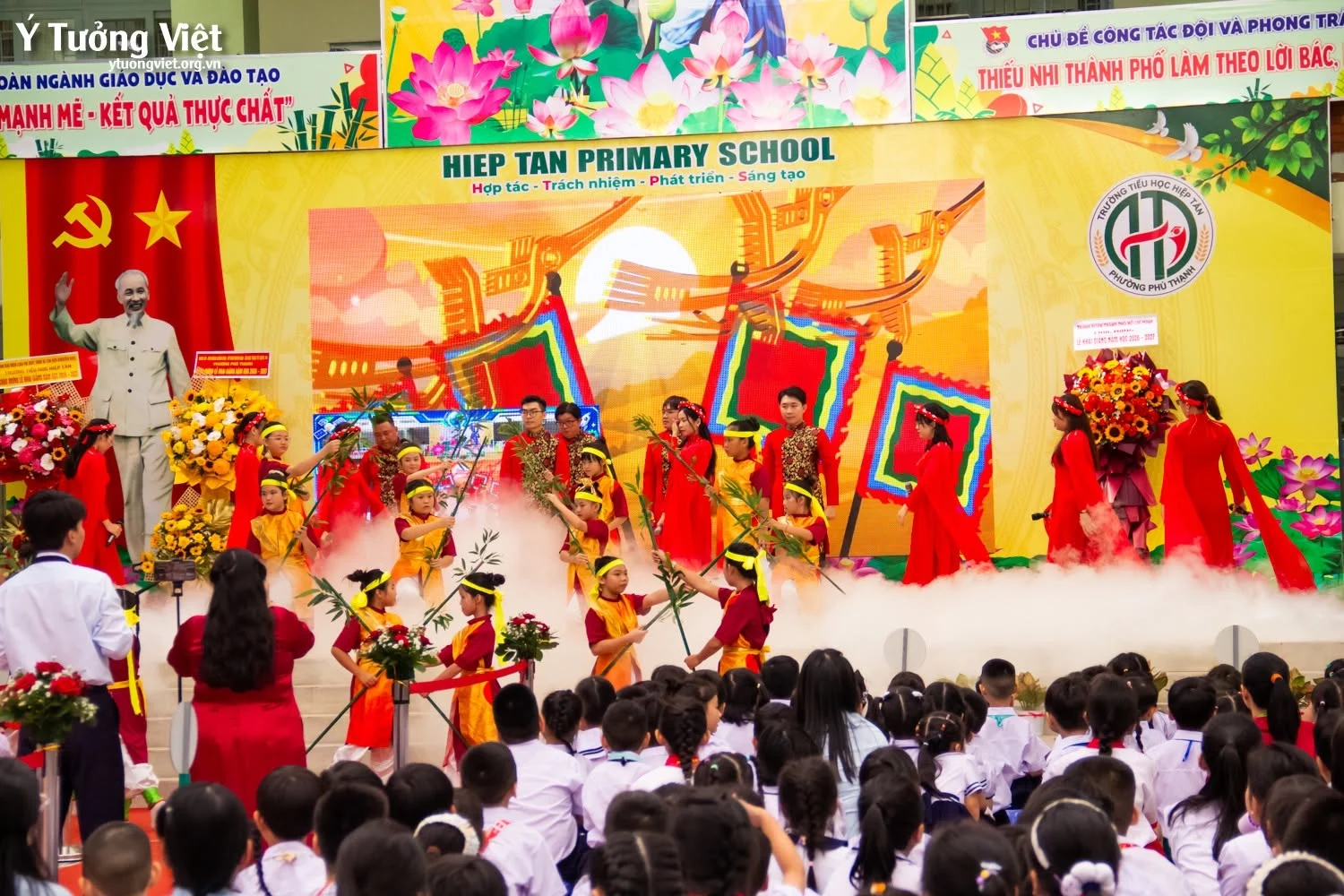 Hành trang vào lớp 1: Khép lại chuỗi ngày hội trải nghiệm tại Tiểu học Hiệp Tân cùng Ý Tưởng Việt