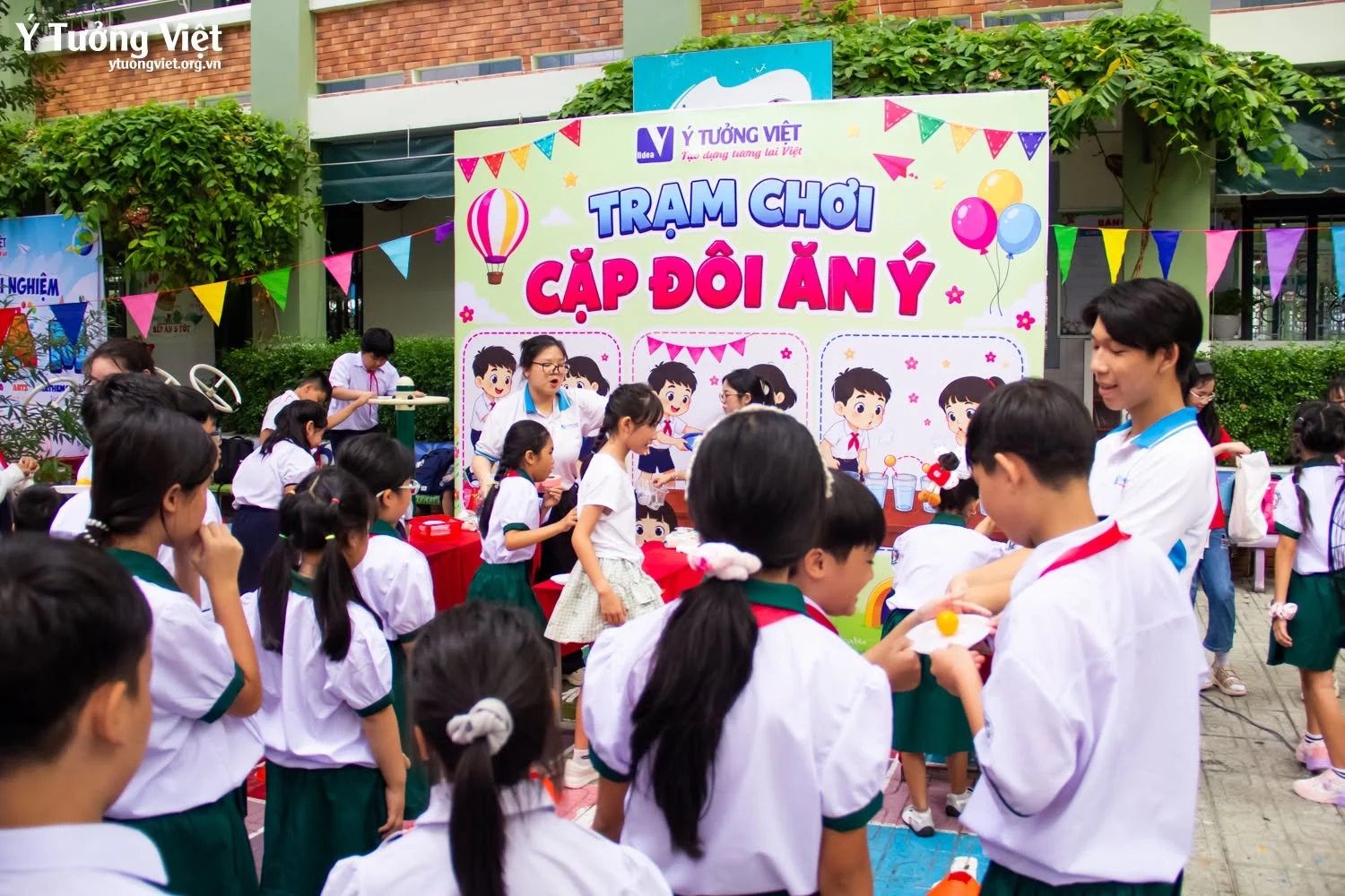 Hành trang vào lớp 1: Khép lại chuỗi ngày hội trải nghiệm tại Tiểu học Hiệp Tân cùng Ý Tưởng Việt