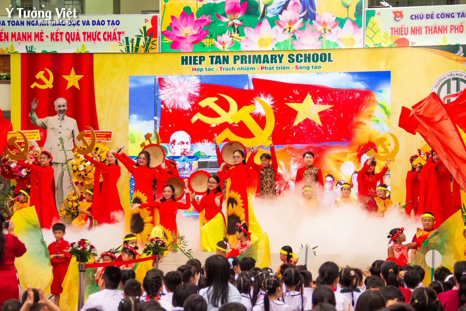 Hành trang vào lớp 1: Khép lại chuỗi ngày hội trải nghiệm tại Tiểu học Hiệp Tân cùng Ý Tưởng Việt