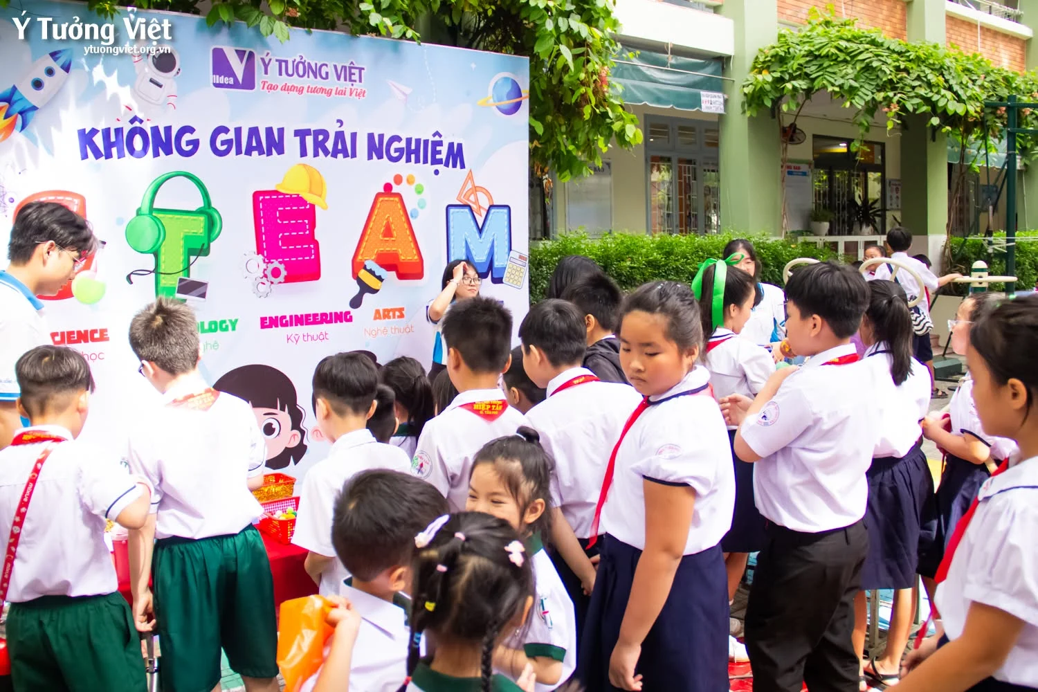 Hành trang vào lớp 1: Khép lại chuỗi ngày hội trải nghiệm tại Tiểu học Hiệp Tân cùng Ý Tưởng Việt