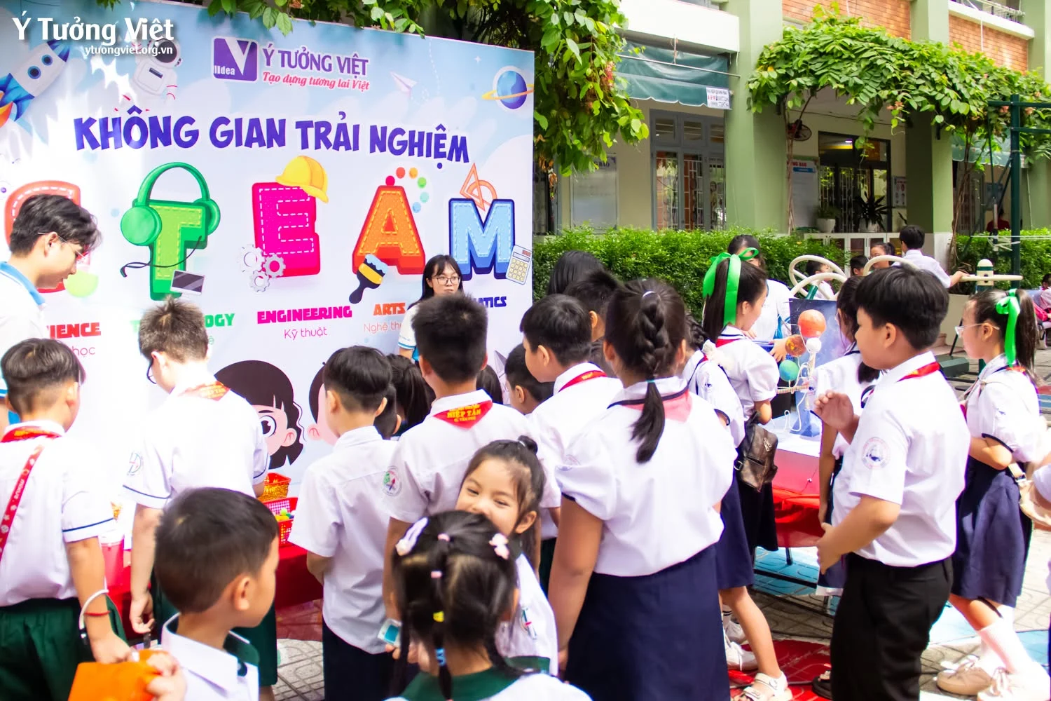 Hành trang vào lớp 1: Khép lại chuỗi ngày hội trải nghiệm tại Tiểu học Hiệp Tân cùng Ý Tưởng Việt