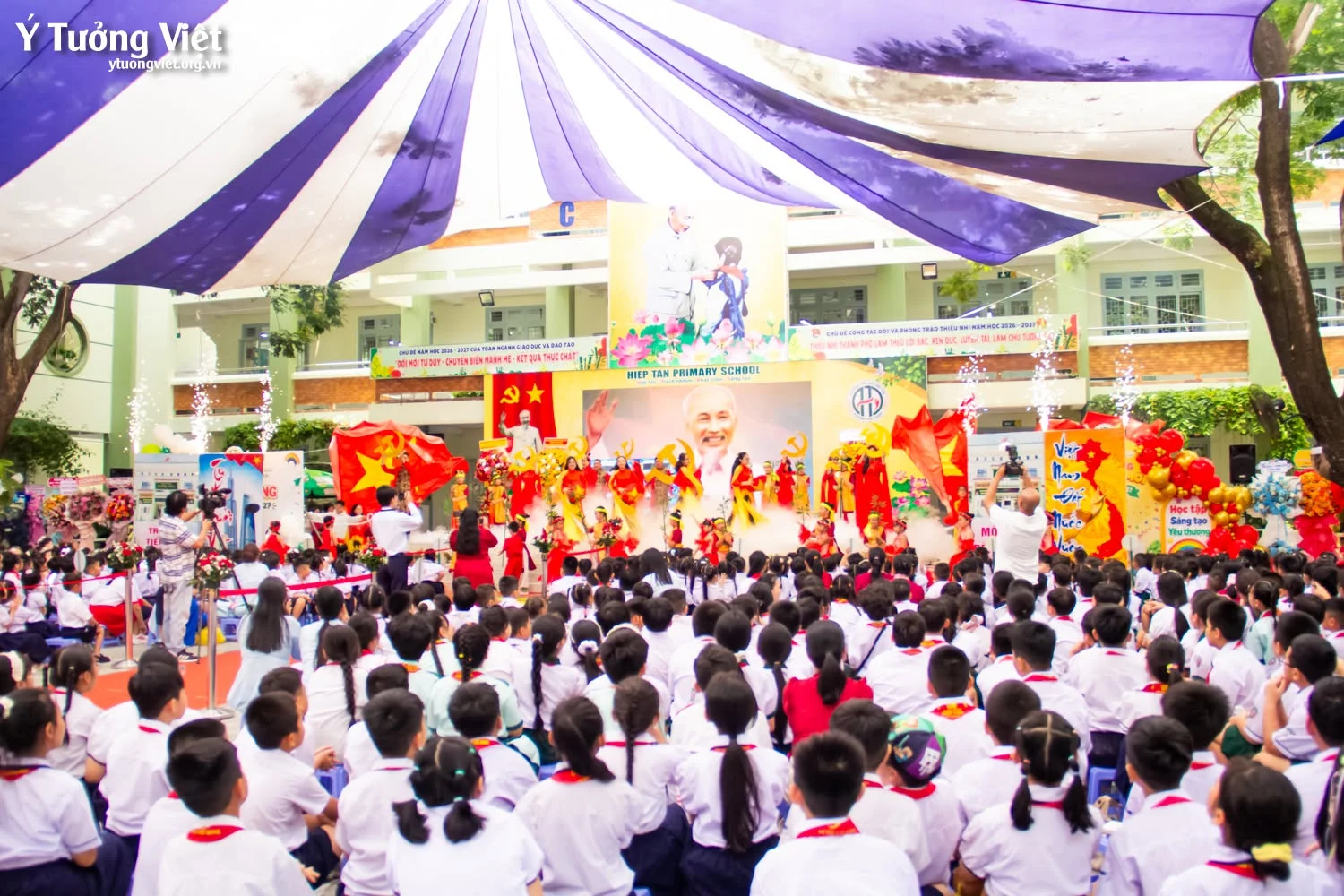 Hành trang vào lớp 1: Khép lại chuỗi ngày hội trải nghiệm tại Tiểu học Hiệp Tân cùng Ý Tưởng Việt