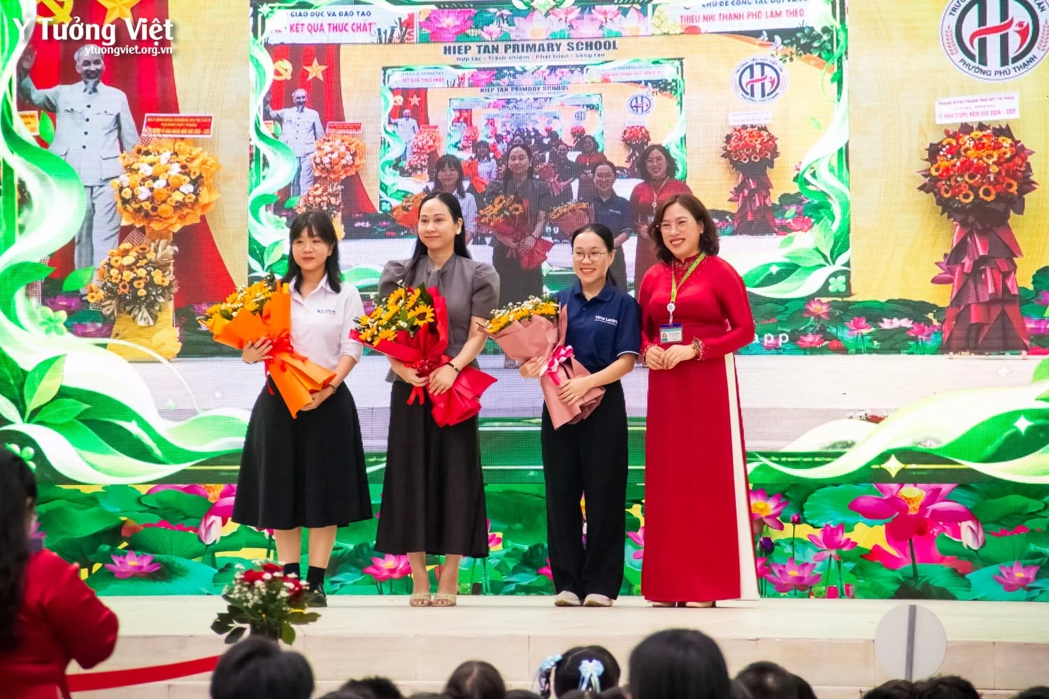 Hành trang vào lớp 1: Khép lại chuỗi ngày hội trải nghiệm tại Tiểu học Hiệp Tân cùng Ý Tưởng Việt